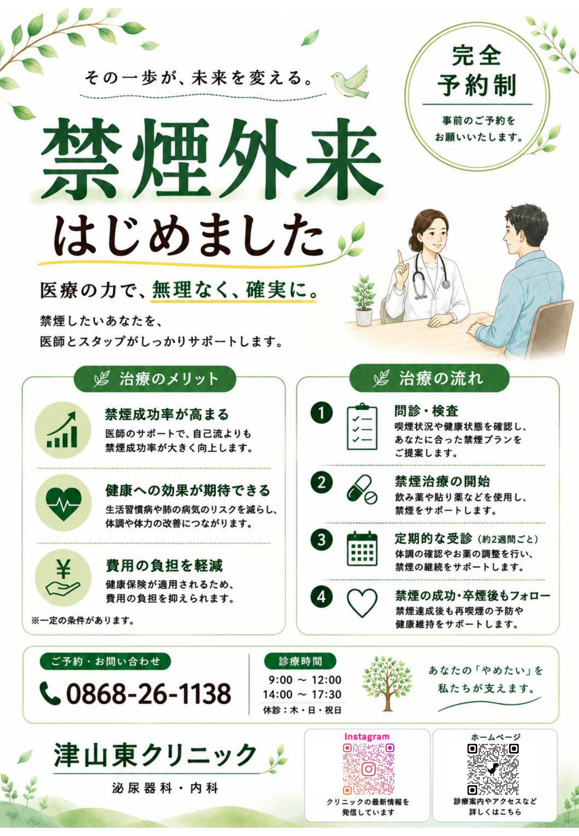 禁煙外来開始のご案内